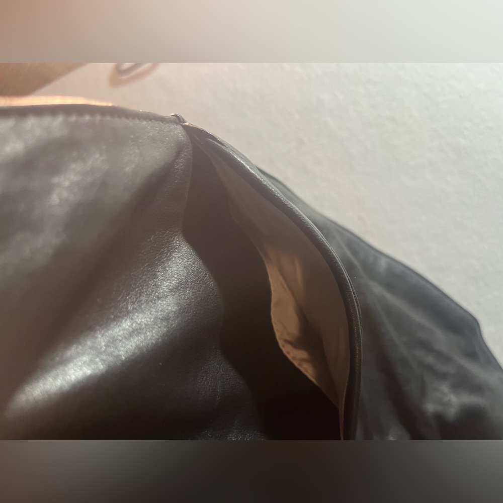 Black Leather Sash Bag - Picture 6 of 13